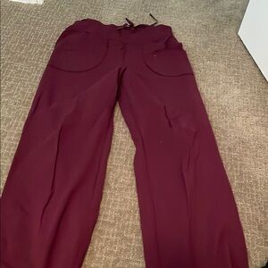 Lululemon Athletica Red Track Pants with Relaxed Fit
